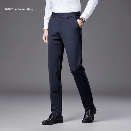 Slim Fit Chino Pants - Navy