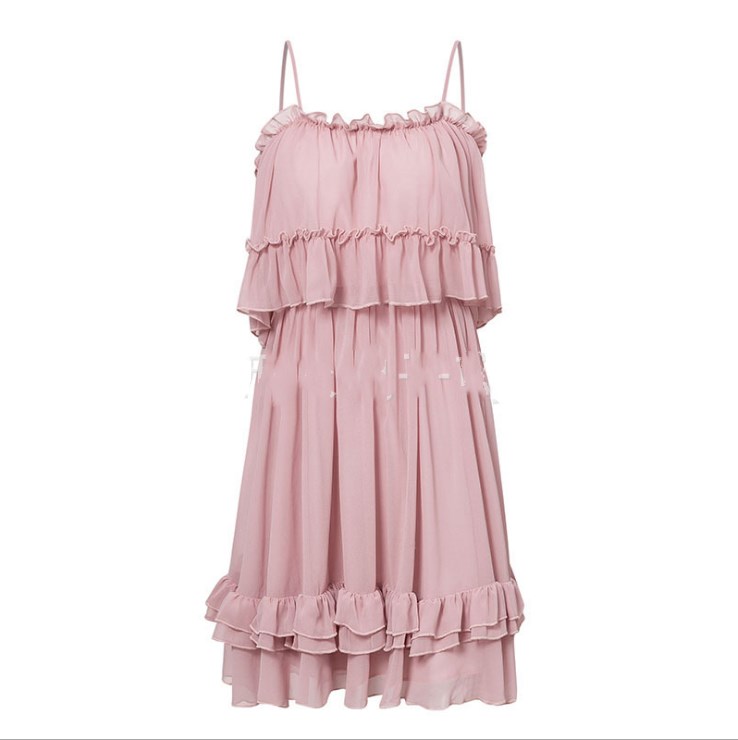 Ruffled cake skirt
